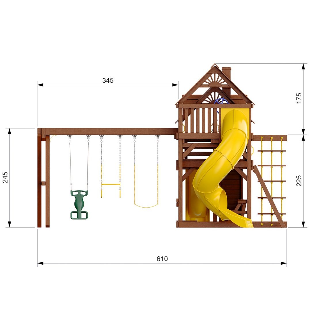 Детский игровой комплекс New Sunrise Форт Де Люкс-2